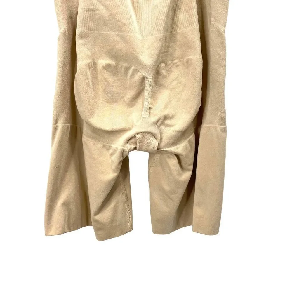Spanx Assets‎ one piece shapewear bodysuit Sz 1X nude beige